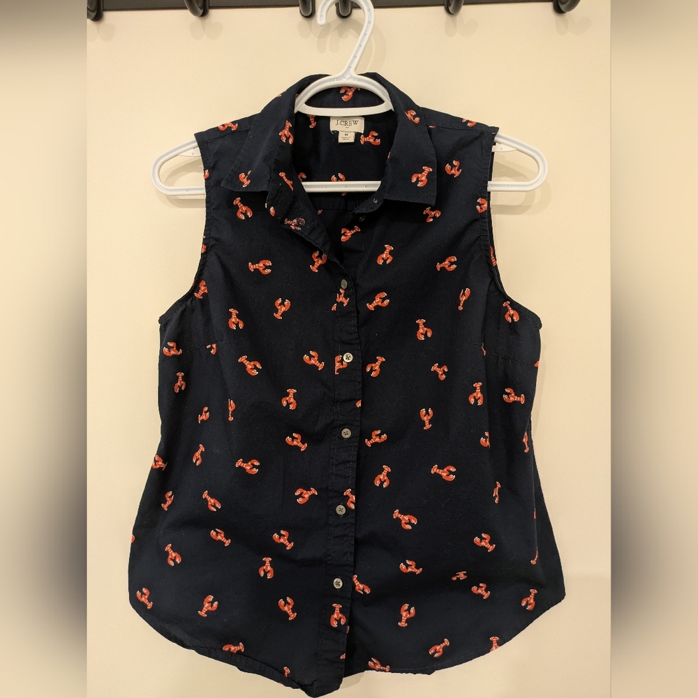 JCrew Lobster Button Down